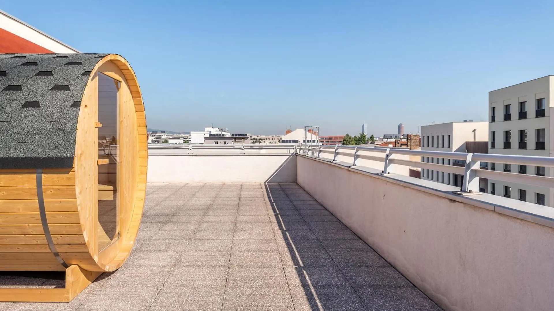 Le Montblanc & Spa Rooftop Lägenhet Lyon Frankrike