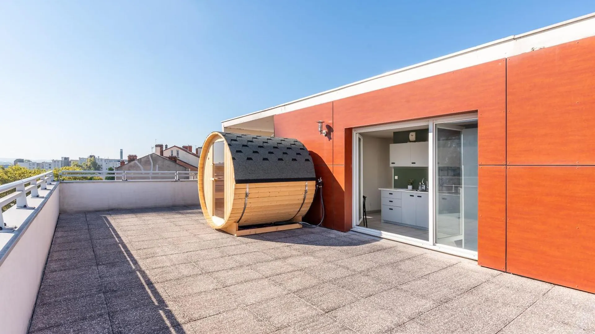 Le Montblanc & Spa Rooftop Lägenhet Lyon